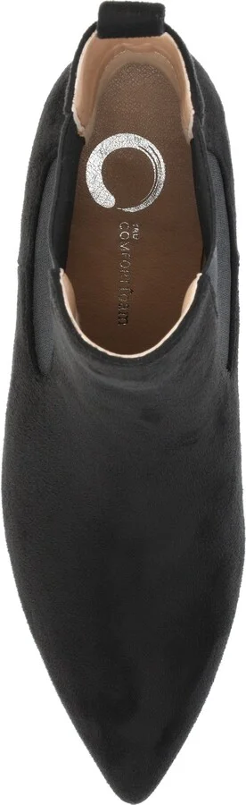 Pointed-Toe Vegan Leather Bootie - Image 4