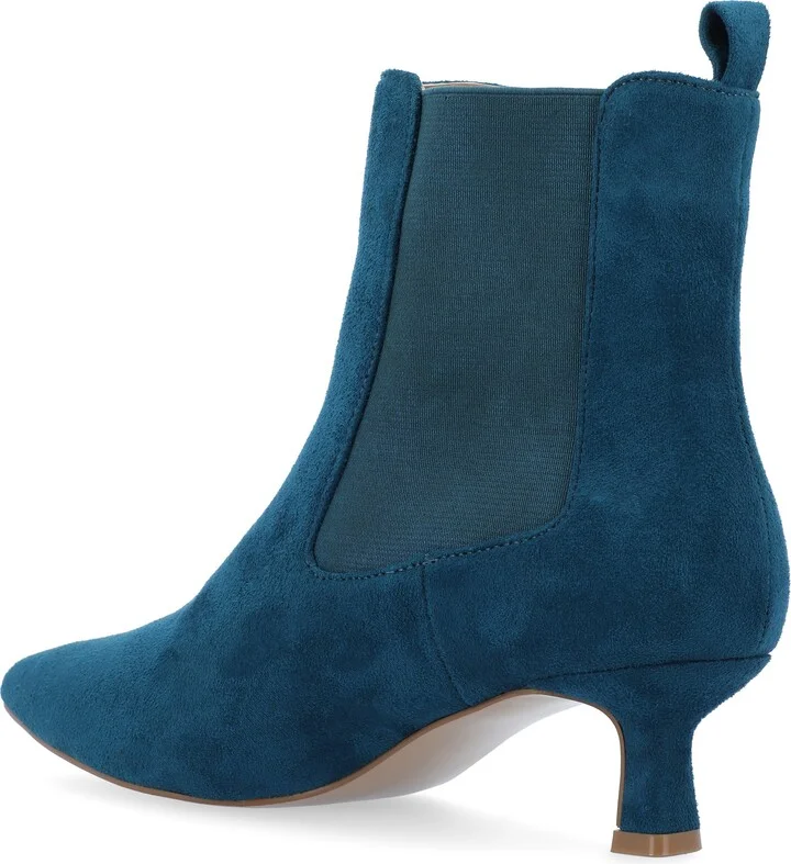 Pointed-Toe Vegan Leather Bootie - Image 7