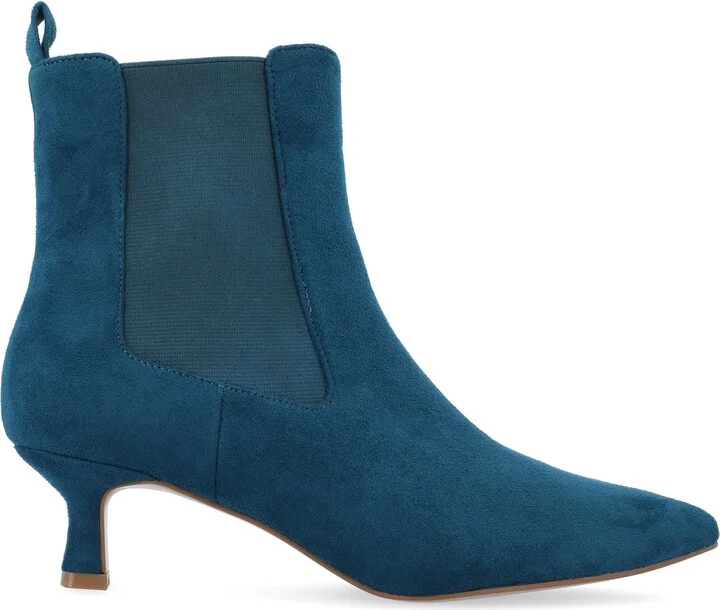 Pointed-Toe Vegan Leather Bootie - Image 8