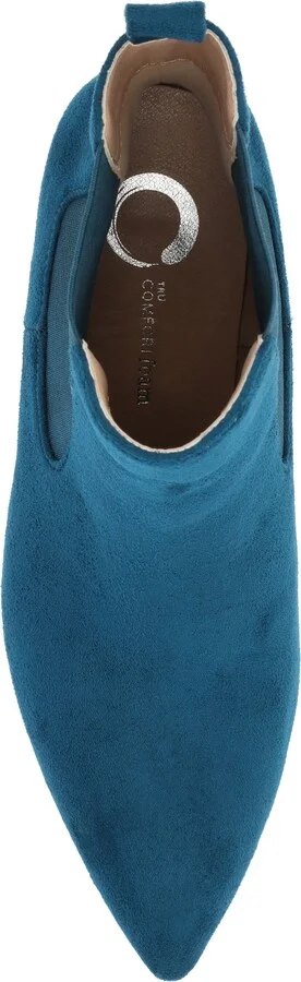 Pointed-Toe Vegan Leather Bootie - Image 9