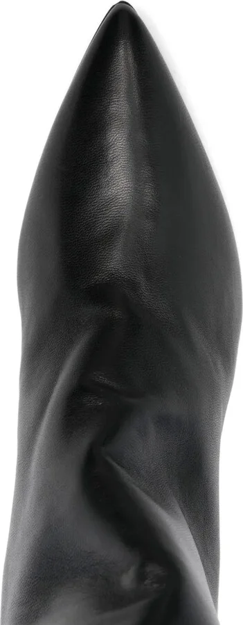 Pointed-Toe Zip-Detail Boots - Image 4