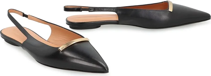 Pointy-toe Slingback Ballet Flats - Image 3