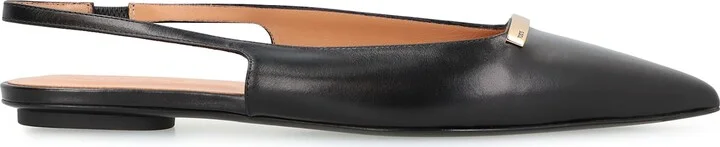 Pointy-toe Slingback Ballet Flats