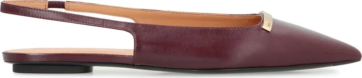 Pointy-toe Slingback Ballet Flats