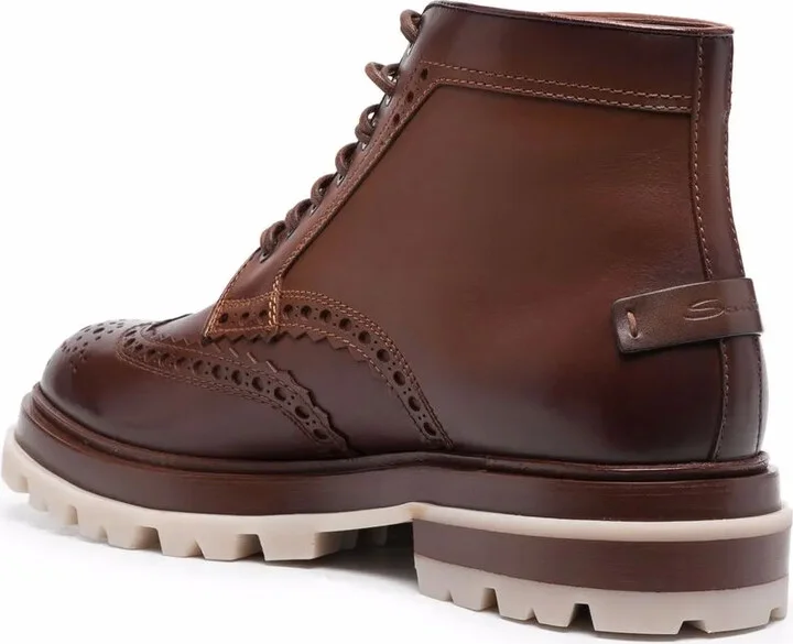 Polacco brogue ankle boots - Image 3