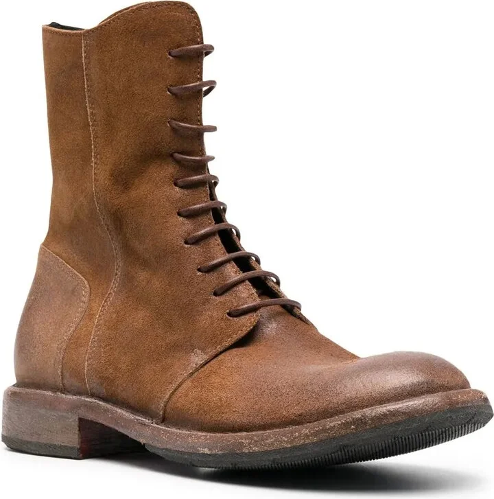 Polacco worn-effect leather boots - Image 2