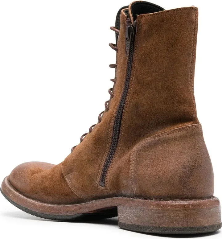 Polacco worn-effect leather boots - Image 3