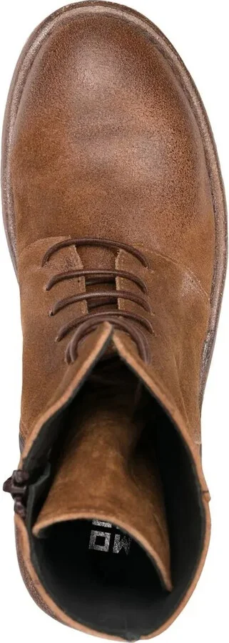 Polacco worn-effect leather boots - Image 4