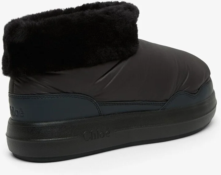 Polar black shearling boots - Image 3