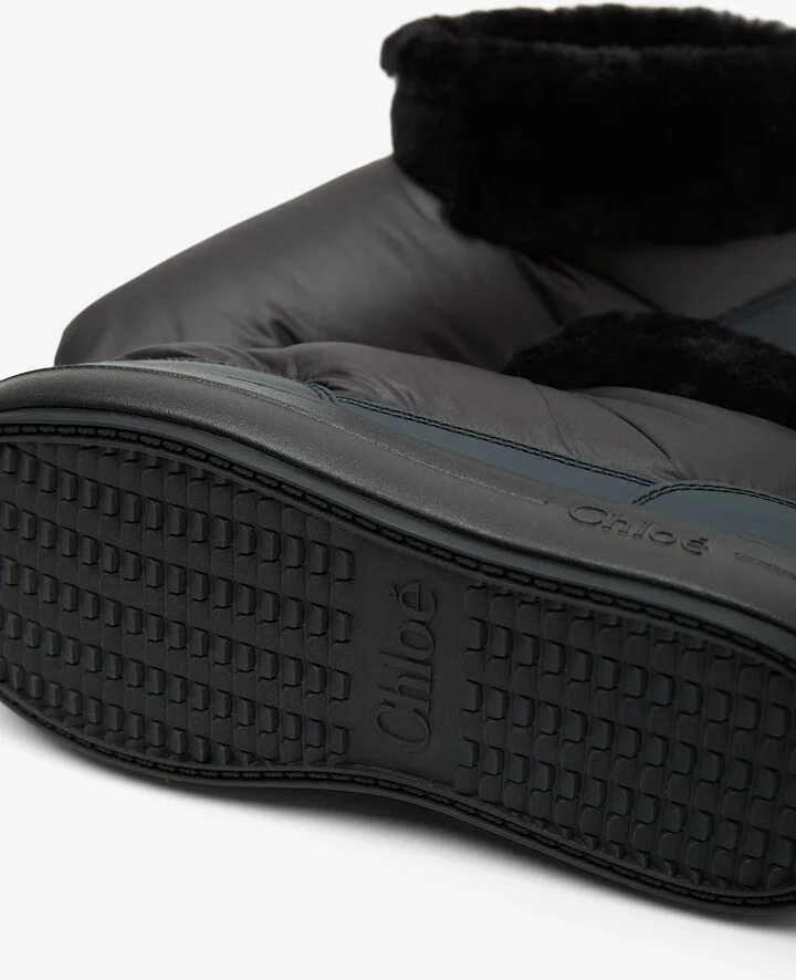 Polar black shearling boots - Image 5