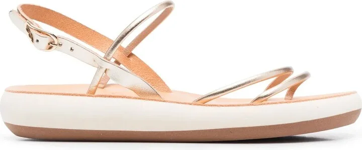 Polis metallic-strap sandals