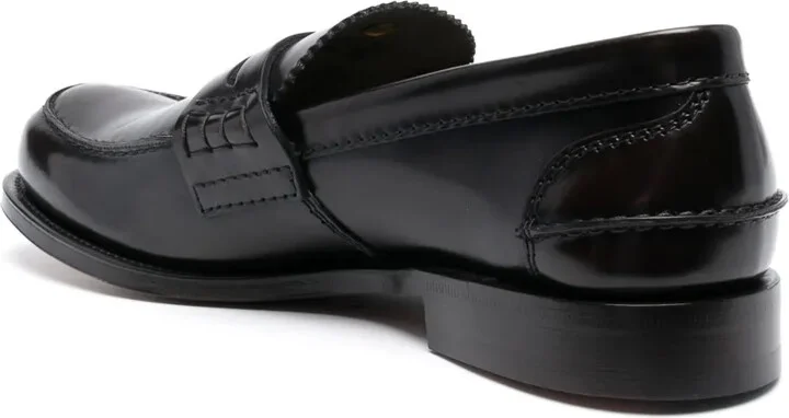 Polished-Finish Calf-Leather Loafers - Image 3