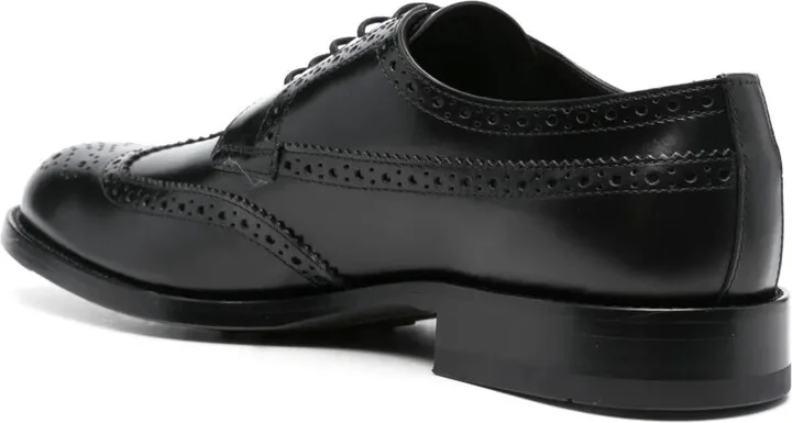Polished-Finish Lace-Up Brogues - Image 3