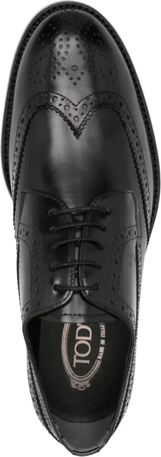 Polished-Finish Lace-Up Brogues - Image 4