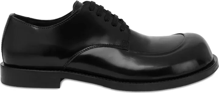 Polished Lace-Up Oxford Shoes