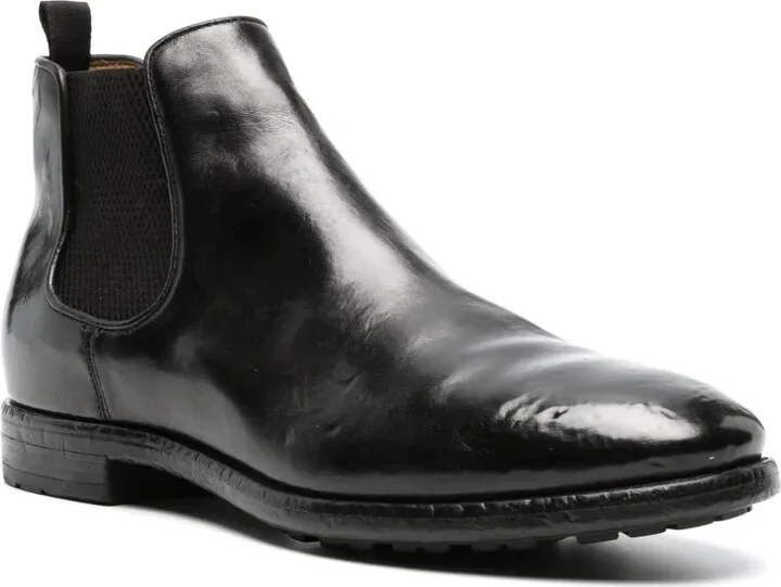 polished leather Chelsea boots - Image 2