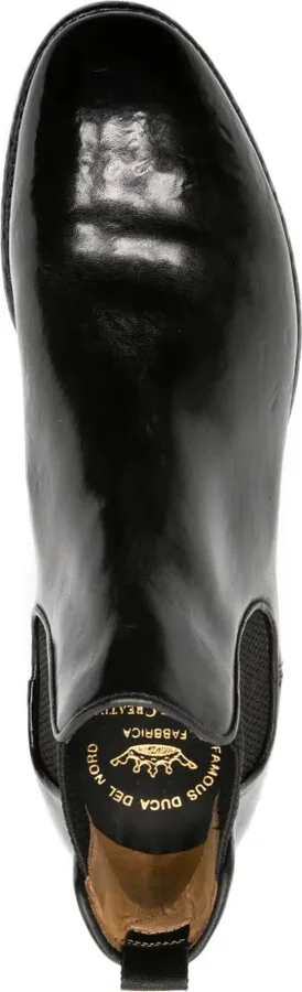 polished leather Chelsea boots - Image 4