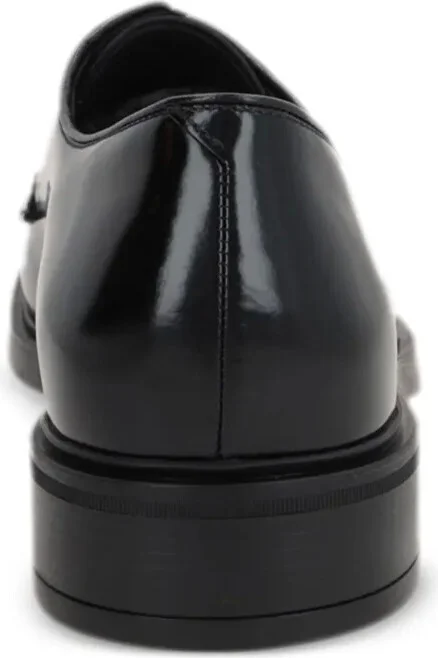 Polished Leather Derby Shoes - Image 3