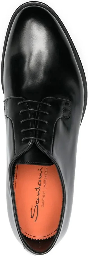 polished-leather Derby shoes - Image 4