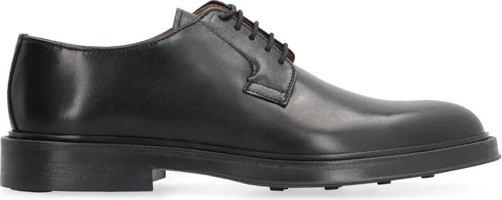 Polished Leather Derby Shoes
