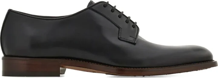 Polished Leather Derby Shoes