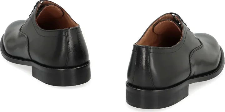 Polished Leather Lace-Up Shoes - Image 3