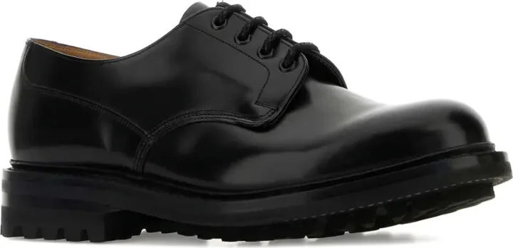 Polished Leather Lace-Up Shoes - Image 2