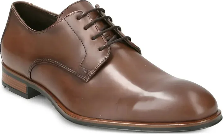 Polished Leather Lace-Up Shoes - Image 2