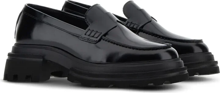 Polished Leather Loafers - Image 2