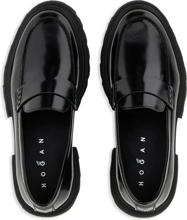 Polished Leather Loafers - Image 4