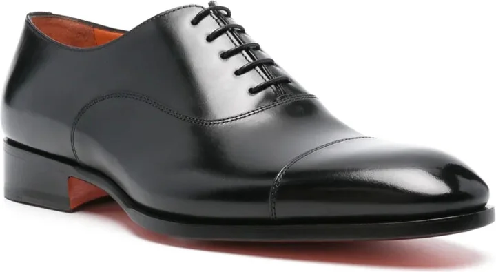 polished leather Oxford shoes - Image 2