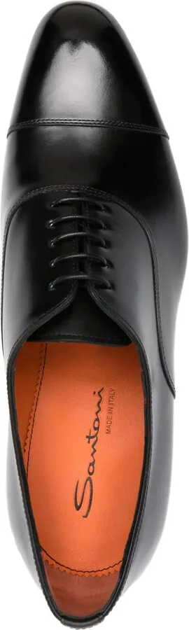 polished leather Oxford shoes - Image 4