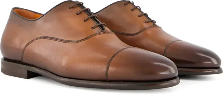 polished-leather Oxford shoes - Image 5