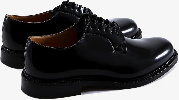 Polished Leather Oxford Shoes - Image 2