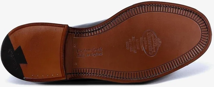 Polished Leather Oxford Shoes - Image 3