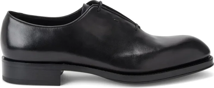 Polished Leather Oxford Shoes