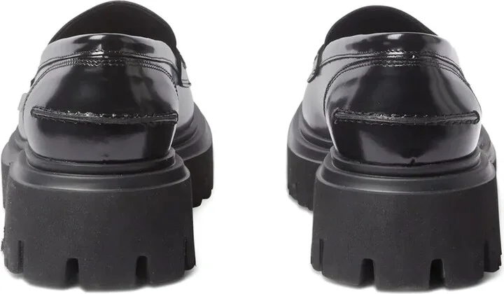 Polished Leather Penny Loafers - Image 3
