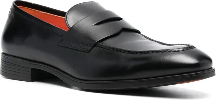 Polished Leather Penny Loafers - Image 2