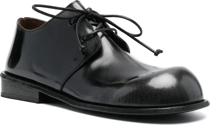 Polished Round-Toe Oxford Shoes - Image 2
