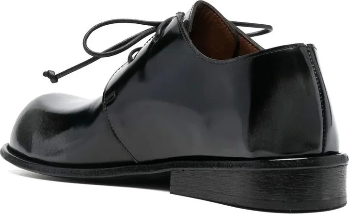 Polished Round-Toe Oxford Shoes - Image 3