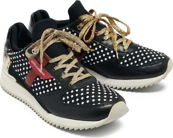 Polka-Dot Floral Sneakers - Image 2