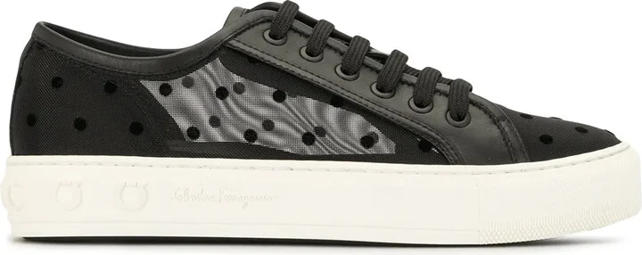 Polka Dot Low-Top Sneakers