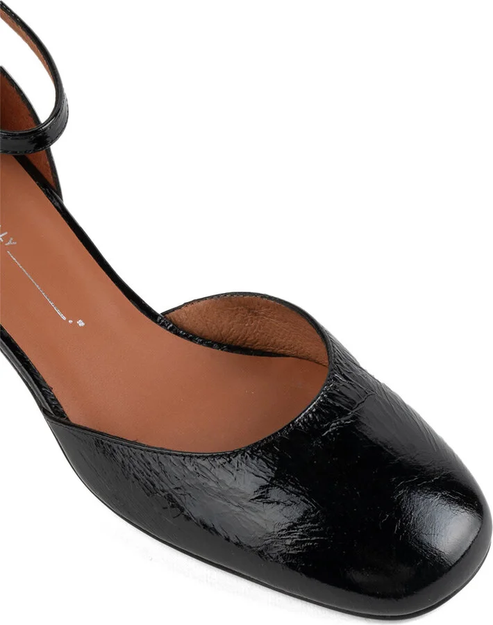 Polly Heeled Mary Jane-Black - Image 3
