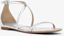 Polly Metallic Python Embossed Leather Sandal - Image 2