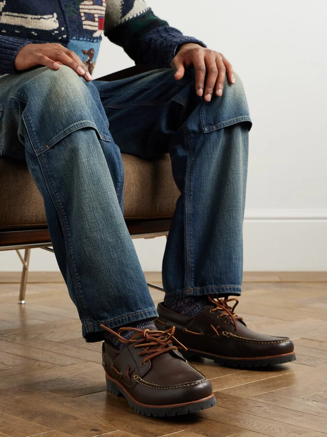 Polo Country Ranger Leather Boat Shoes - Image 2