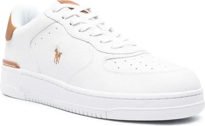 Polo Pony embroidered leather sneakers - Image 2