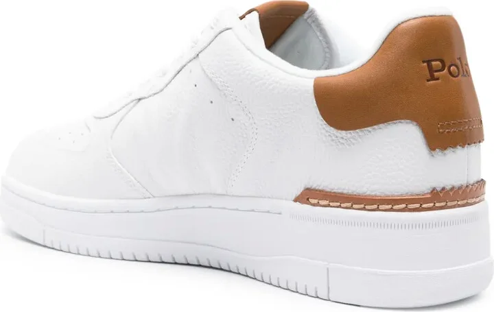 Polo Pony embroidered leather sneakers - Image 3