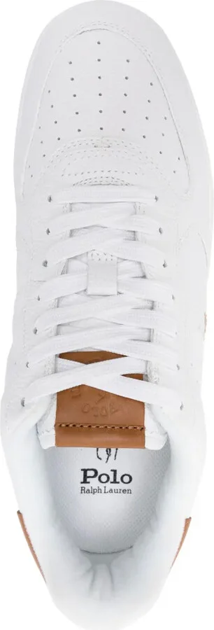 Polo Pony embroidered leather sneakers - Image 4