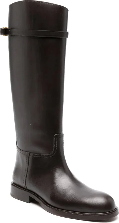 Polo-Pony-motif leather boots - Image 2