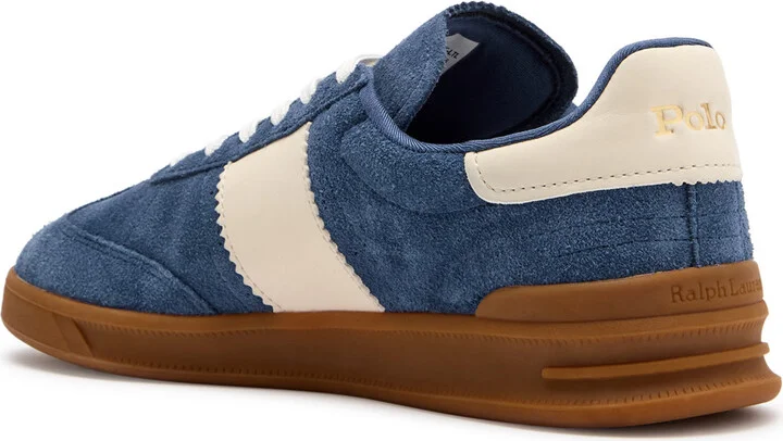 Polo Ralph Lauren Aera Panelled Suede Sneakers - Image 2